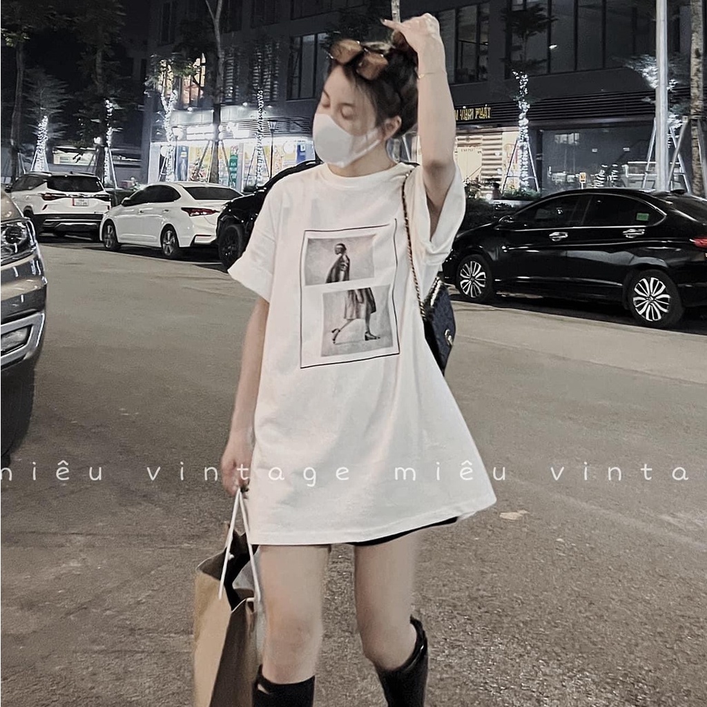 Áo thun tay lỡ Unisex , áo thun nam nữ Bingshop form rộng túi zip vải đẹp