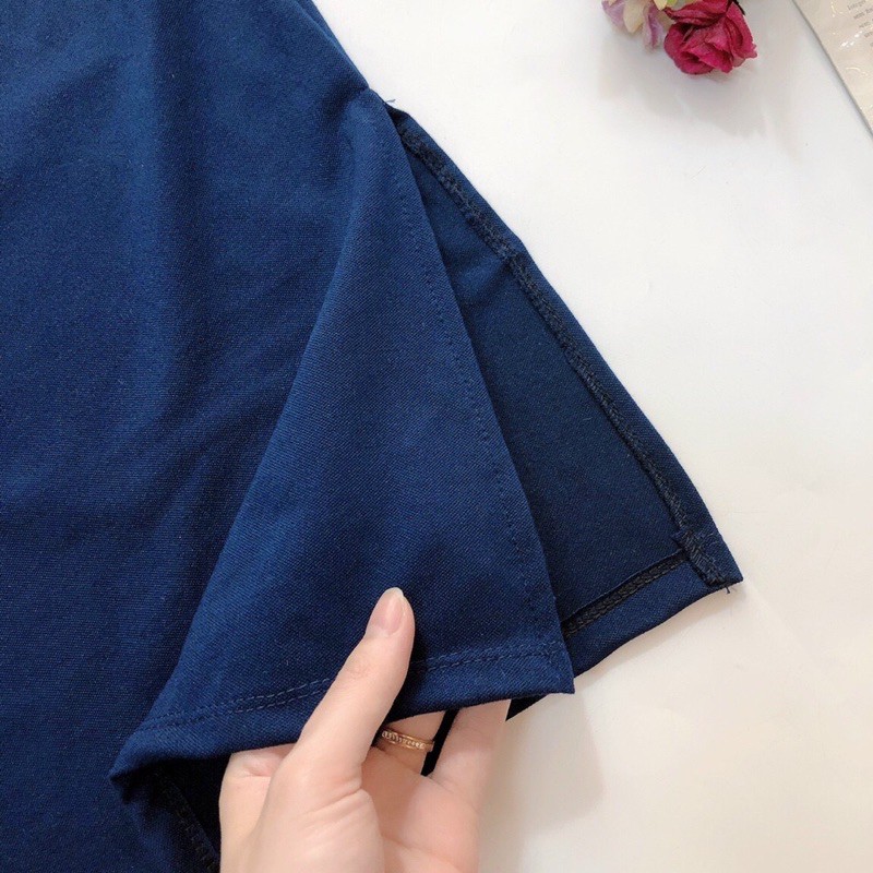 Váy polo dáng suông cổ viền thêu hình | BigBuy360 - bigbuy360.vn