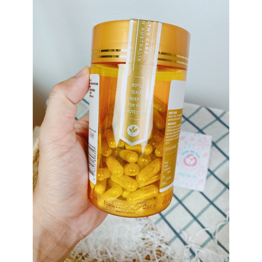 Viên Nhau Thai Cừu Úc Sheep Placenta Healthy Care 5000mg - 100 viên | BigBuy360 - bigbuy360.vn