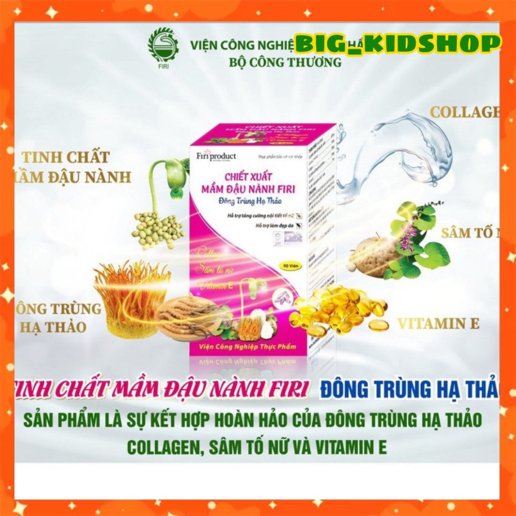 (Hàng chính hãng) Tinh chất mầm đậu nành Firi Hiệu quả 100% | BigBuy360 - bigbuy360.vn