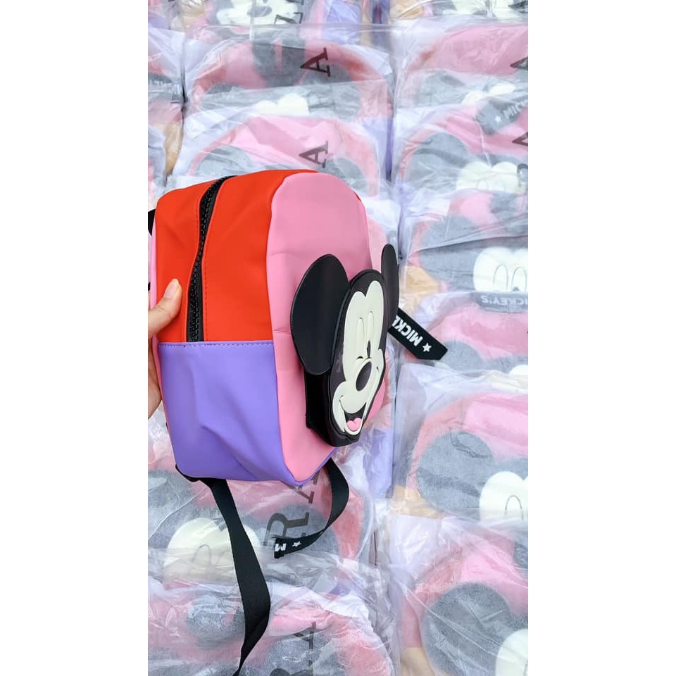 🔥HOT SALE🔥BALO MICKEY SẮC MÀU CHO BÉ / BALO ZA.R4 SẮC MÀU CHẤT CỰC ĐẸP
