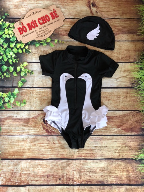 Bộ thiên nga cộc tay(kèm mũ) | BigBuy360 - bigbuy360.vn