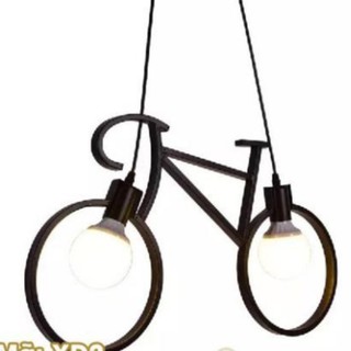 Đèn Thả: Mẫu đèn trang trí hình cây xe đạp.