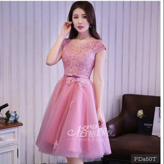 Đầm xoè tay con Nơ eo phối ren xinh xắn