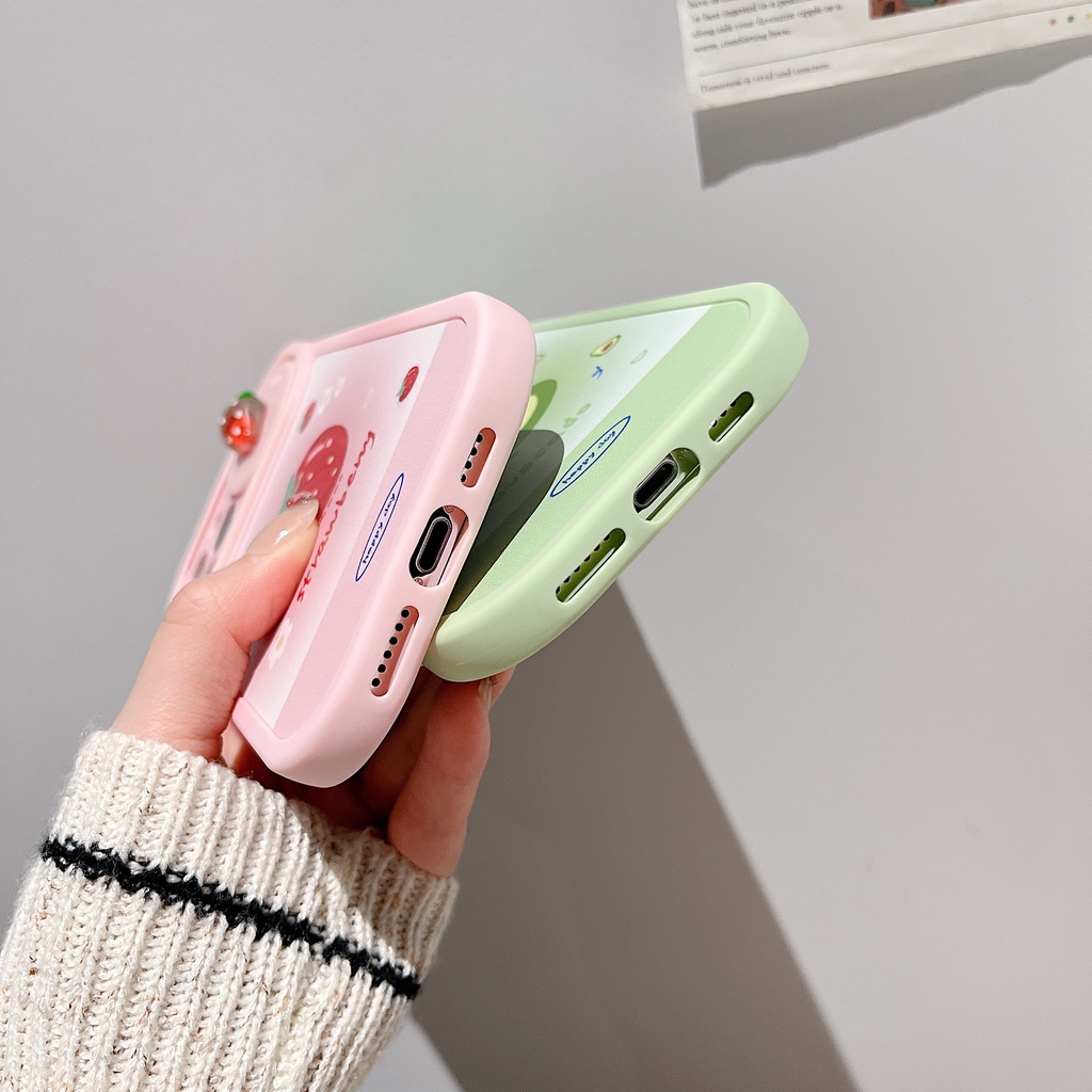 Ốp Điện Thoại Mềm In Hình Trái Bơ Cho Iphone 12 pro max 11 pro max xs max xr x 13proamx plus