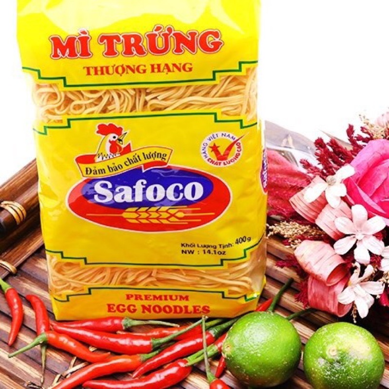 [ Mua Nhiều Hỗ trợ giảm giá] Mì Trứng Thượng Hạng Safoco Gói 400g đảm bảo chất lượng cao