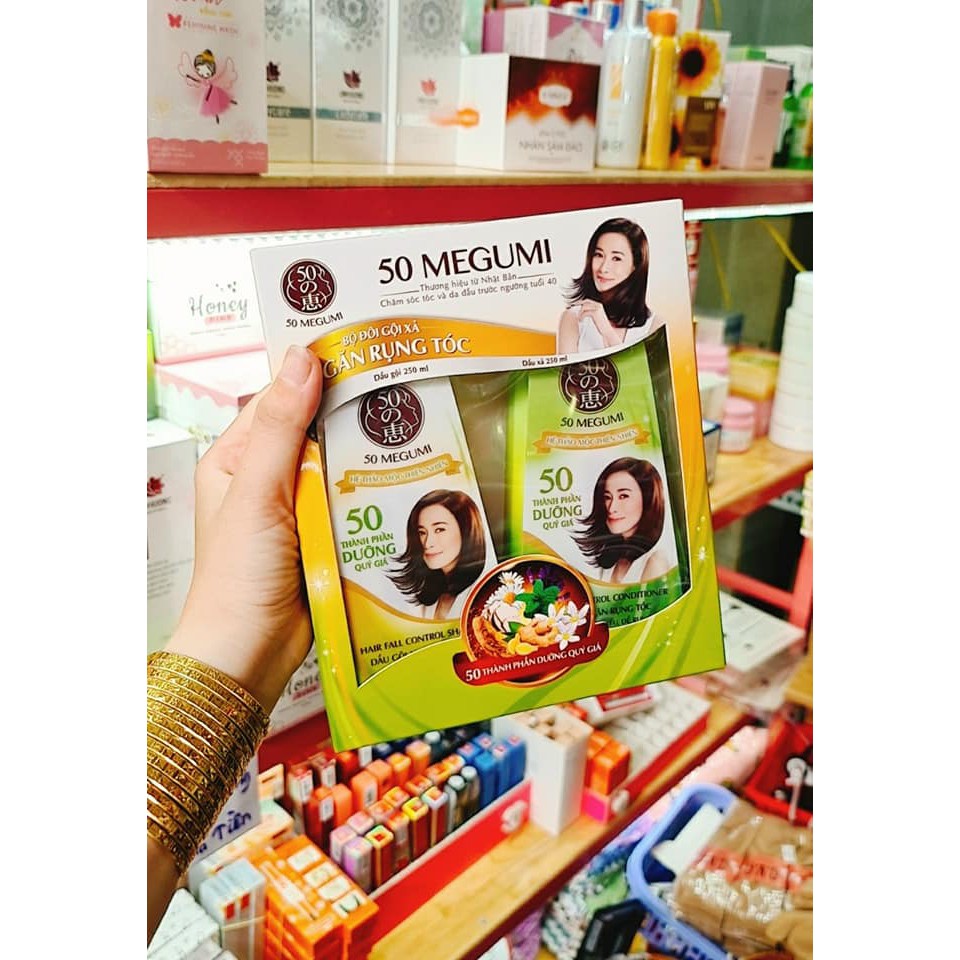 Dầu Xả 50 Megumi Ngăn Ngừa Rụng Tóc Cho Tóc Yếu 250ml Hair Fall Control Conditioner | BigBuy360 - bigbuy360.vn