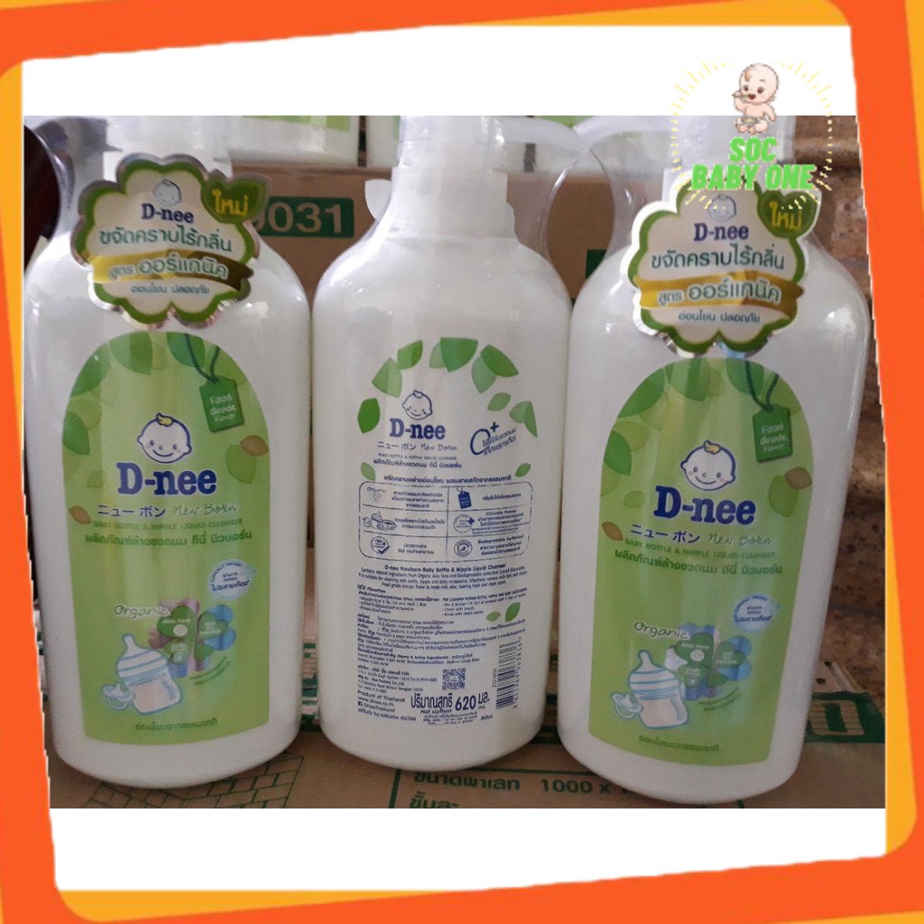 Nước Rửa Bình Sữa DNEE Dạng Chai 620ml