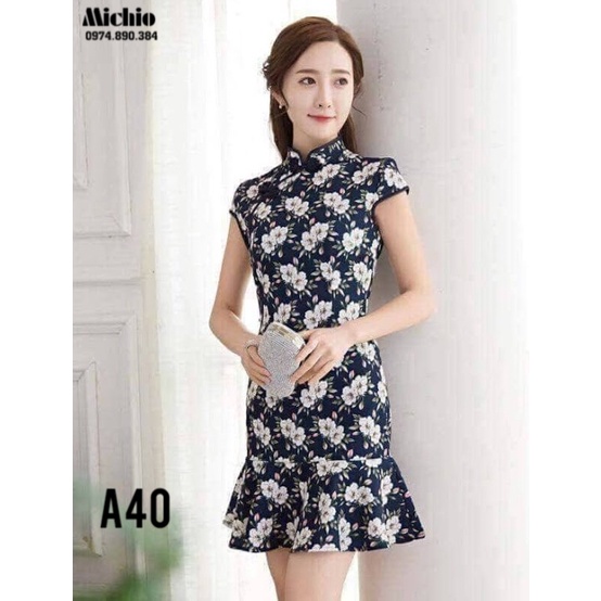 Sườn xám Thượng Hải cao cấp. Hàng nhập chính hãng. Cam kết uy tín, chất lượng vượt trội.