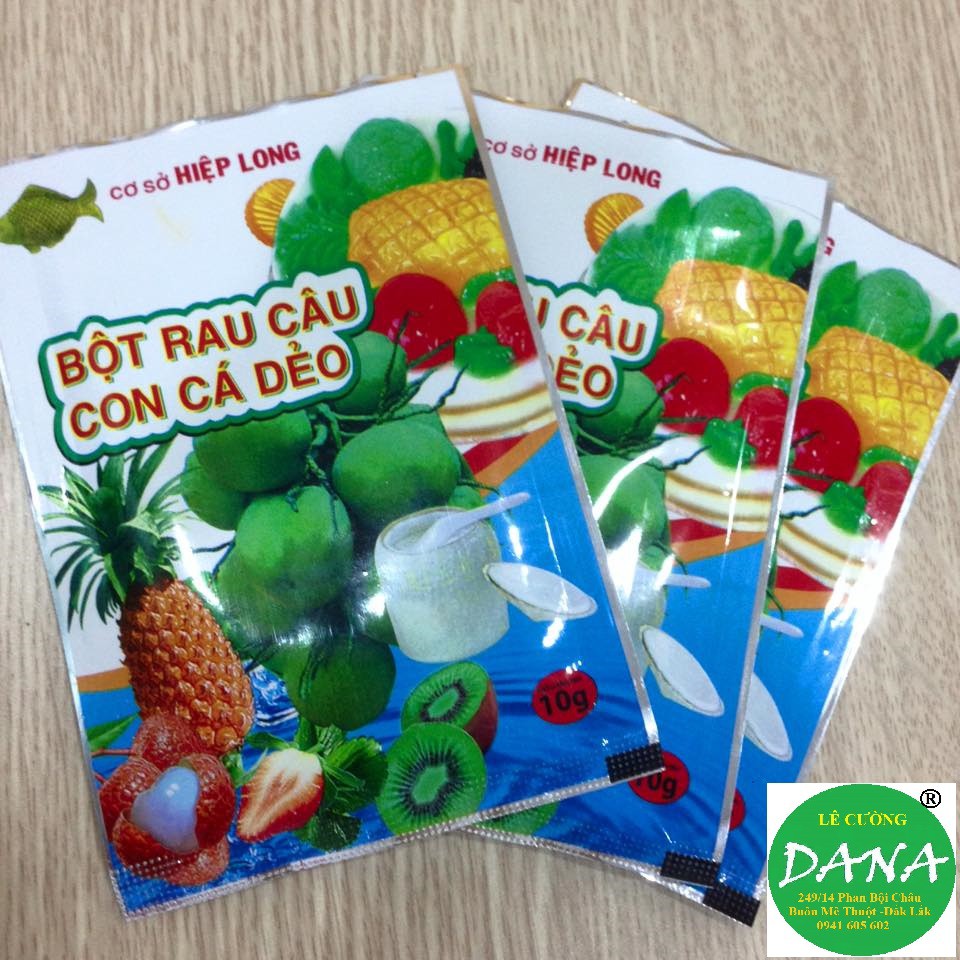 Rau câu con cá dẻo 1 gói