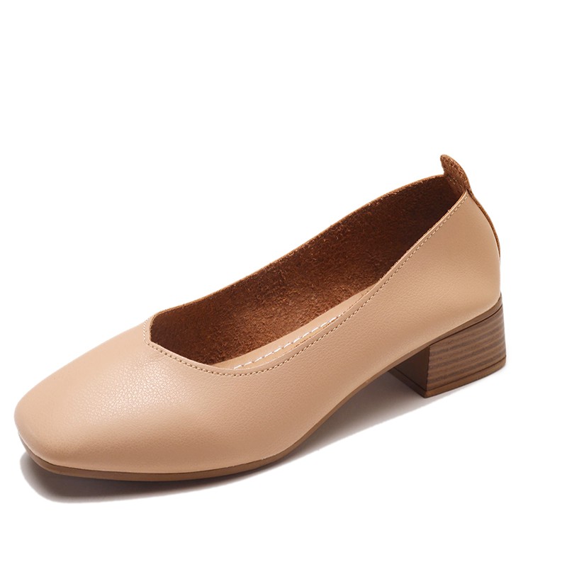 Giày Búp Bê Nữ Gót Vuông Thời Trang Hàn 2021 | BigBuy360 - bigbuy360.vn