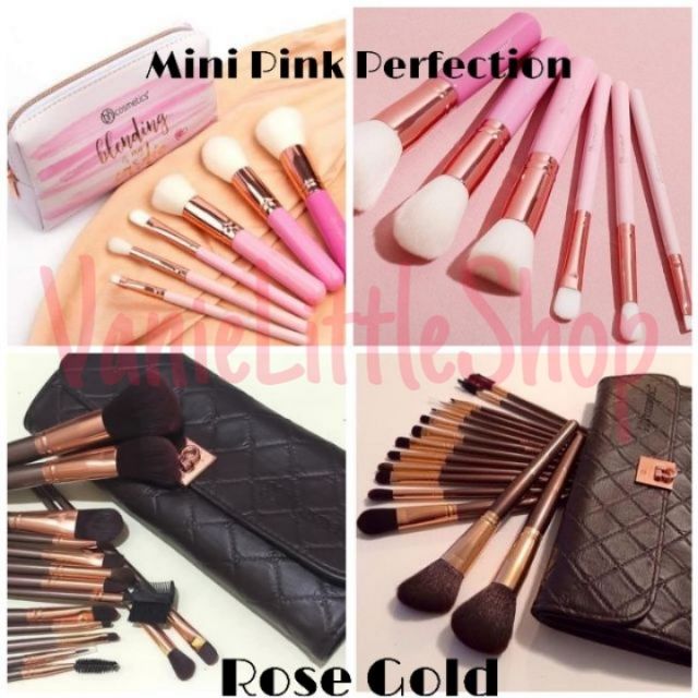 [CÓ BILL] Tổng hợp cọ BH COSMETIC BH Chic Bombshell Rose Gold Mini Pink Rose Romance Marble Luxe White Marble