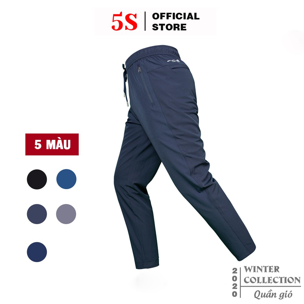 Quần Thể Thao Nam 5S (5 màu), Chất Liệu Vải Gió Cao Cấp, Dáng Suông Thể Thao, Lưng Chun Thoải Mái (04)