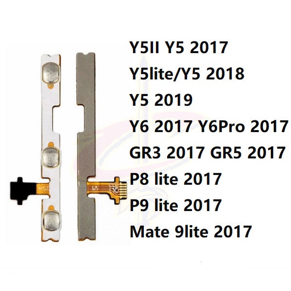 Mạch Nút Nguồn Cao Cấp Cho Điện Thoại Huawei Y5II Y5 Y6 GR3 GR5 2017 P8 P9 lite 2017 Y5 2018 2019