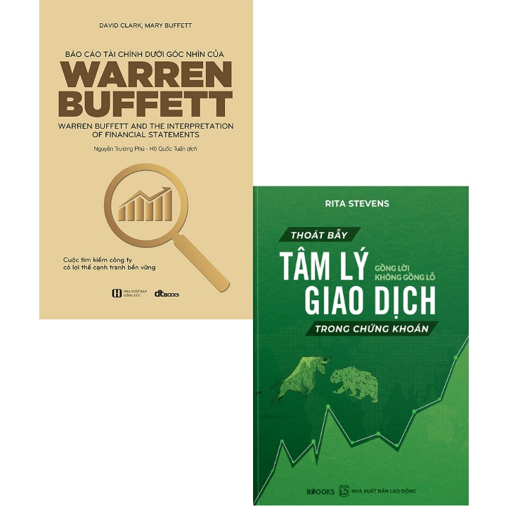 Sách - Combo Báo Cáo Tài Chính Dưới Góc Nhìn Của Warren Buffett + Thoát Bẫy Tâm Lý Giao Dịch Trong Chứng Khoán (2 Cuốn)