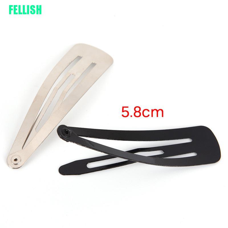 Set 10 Kẹp Tóc Kim Loại Kiểu Dáng Đơn Giản Tiện Dụng Cho Nữ