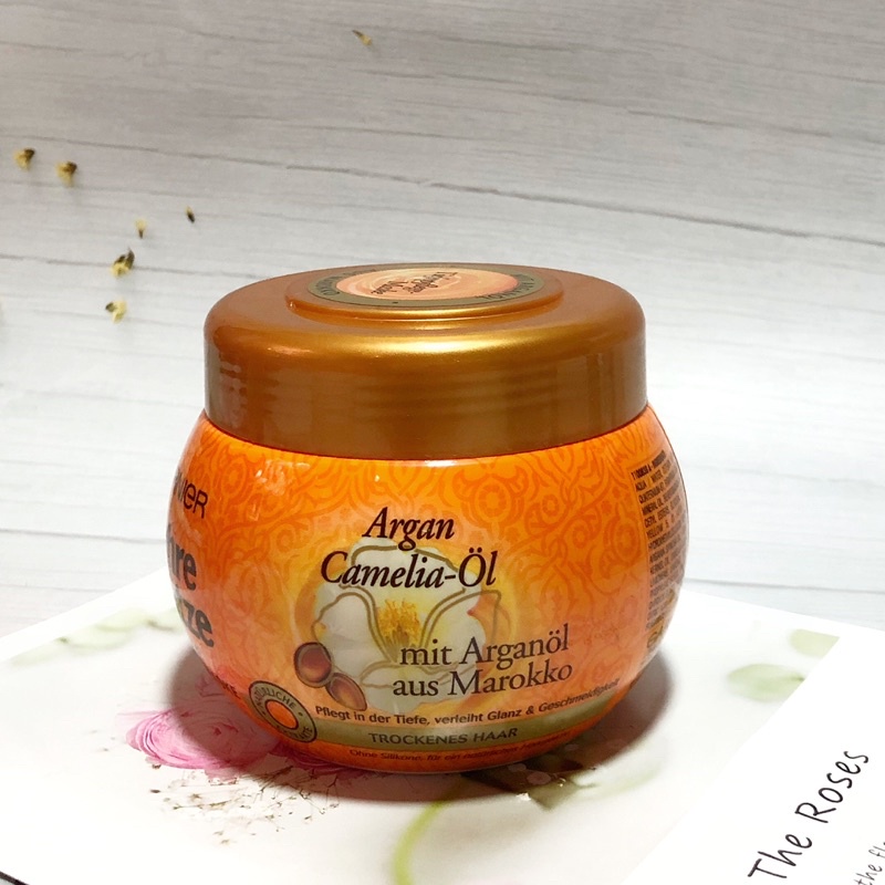 Dầu gội, xả &amp; ủ phục hồi tóc Garnier Argan Camelia Oil 250ml hàng Đức