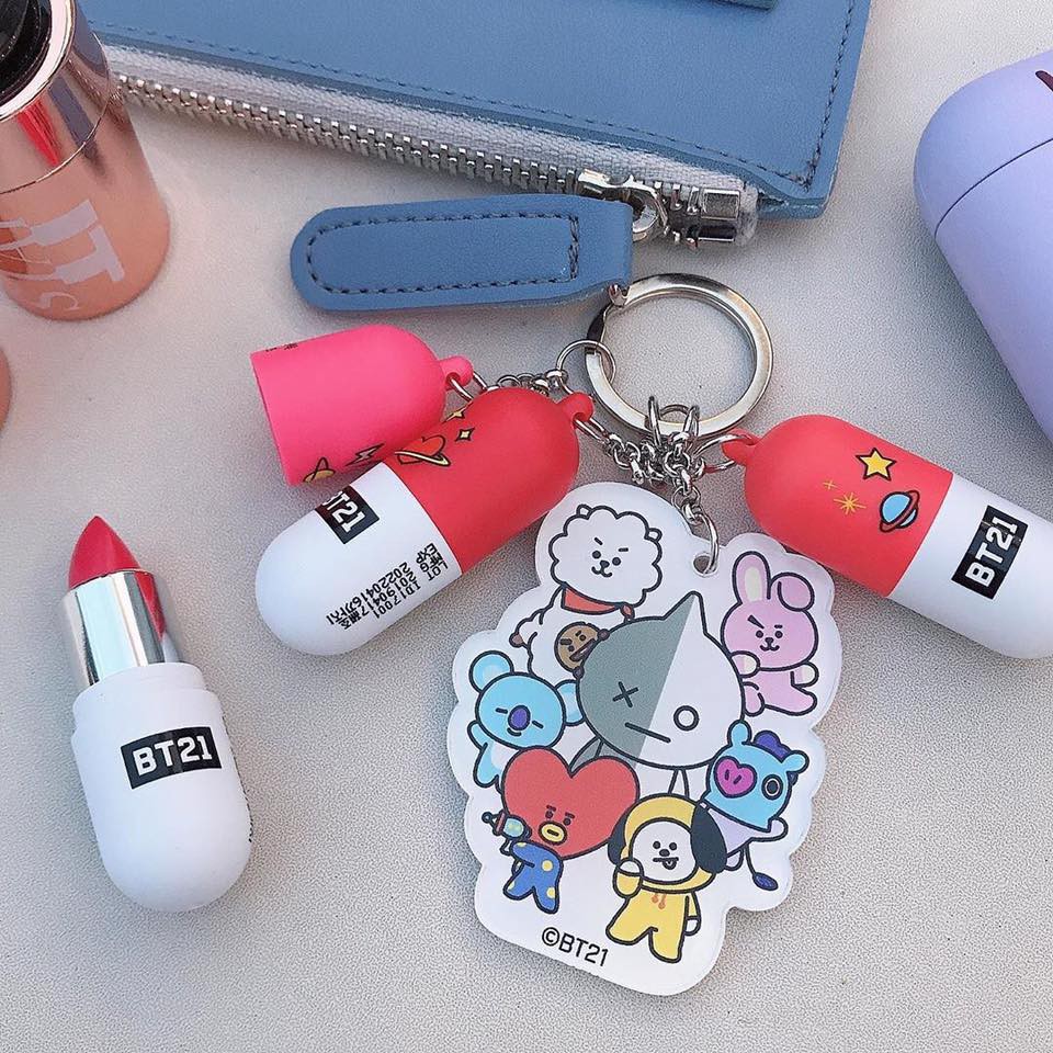 [KIT 3 THỎI SON NHỎ XINH] BT21 MINI LIPPIE STICK KIT