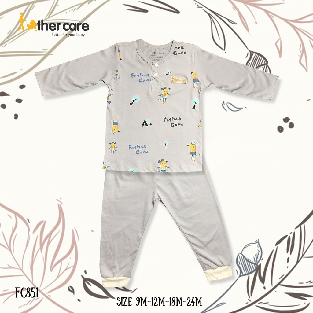 Bộ Quần Áo Trẻ em DT FatherCare Nẹp Trụ - Chuột Ballet FC851