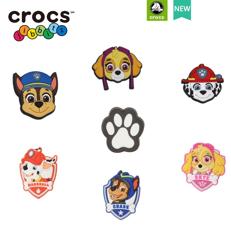 Phụ Kiện Trang Trí Nút Bấm CROCS Hình Hoạt Hình PAW Patrol