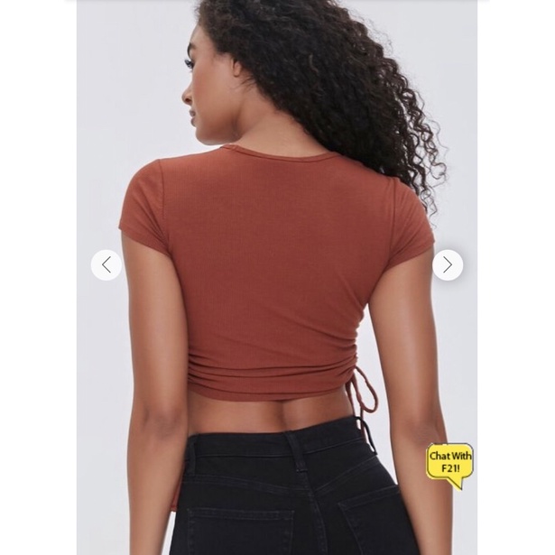 áo F21 croptop cột eo xuất xịn