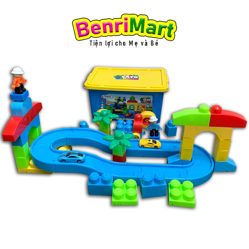 Đồ Chơi trẻ em - Mô Hình Lắp Ráp Đường Đua, Đường Ray Ô Tô Giúp Bé Phát Triển Tư Duy,Tính Sáng Tạo