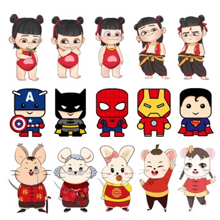 Combo 100 bao lì xì hoạt hình 2020
