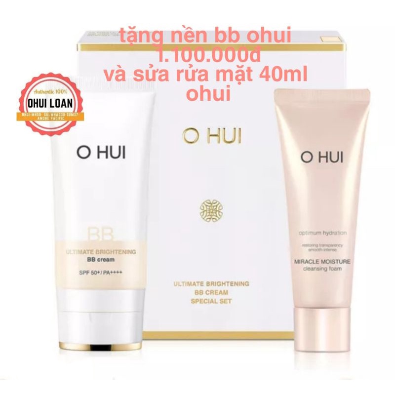 Chai tinh chất dưỡng trắng da làm mờ thâm sạm da cho làn da trắng hồng mịn màn Ohui White full 45ml