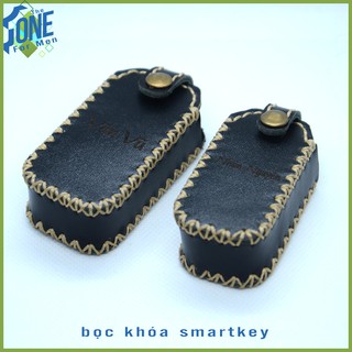 [Xã kho] Bao da smartkey Honda, Yamaha, Piaggio, Ôtô Da bò thật được làm thủ công - Free Khắc laser SĐT, Tên lên bao da