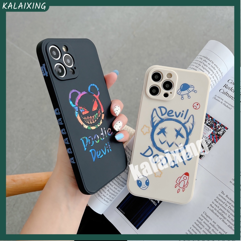 Ốp Điện Thoại Mềm Hình Ác Quỷ Cho iPhone 6 6s 7 8 7plus 8plus 6plus 14 / 13 / 12 / 11 Pro Max 13mini 12mini X Xs Max Xr