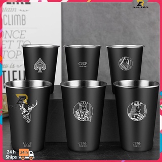 Sẵn sàng cổ 350ml/500ml cốc inox kim loại bia rượu cốc cà phê nhà đảng cốc uống nước