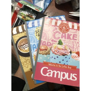 Vở campus coffee shop kẻ ngang có chấm 80 - 120 trang