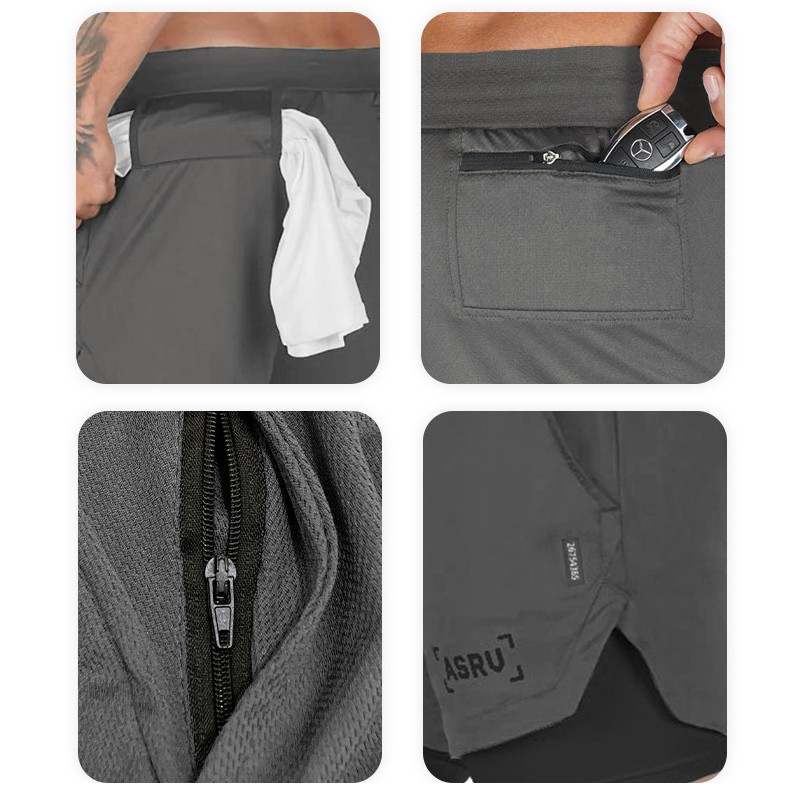 Quần short nhiều màu tuỳ chọn mau khô cỡ M-5XL cho nam