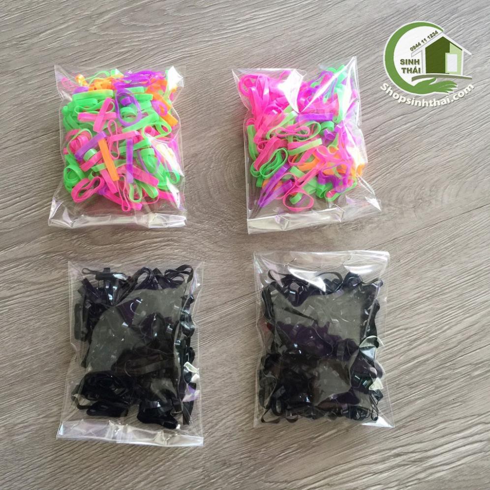 Bịch sợi dây thun cột tóc màu đen