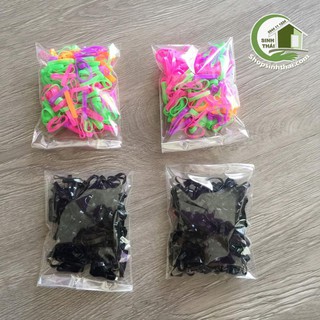 Bịch sợi dây thun cột tóc màu đen