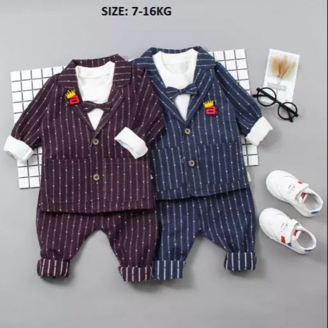Sét 3 chi tiết cho bé trai