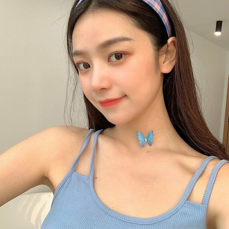 Vòng cổ choker mặt hình bướm kiểu dáng thời trang sang trọng cho nữ