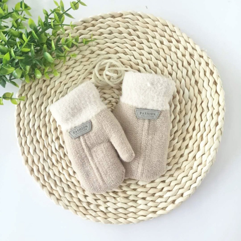 Găng Tay Len Mùa Đông Cho Bé 1-7 Tuổi