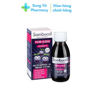 Siro tăng đề kháng Sambucol Anh 120ml