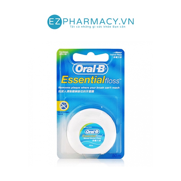 Chỉ nha khoa Oral B Essential Floss - Chiều dài 50 m / 1 cuộn