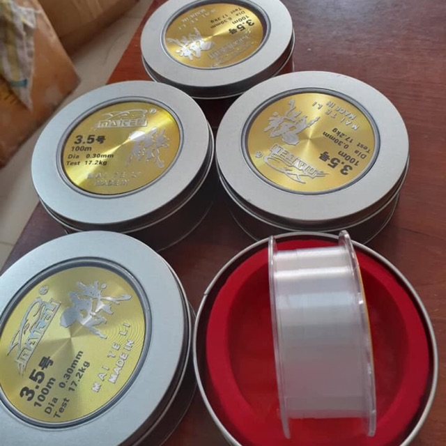 Cước hộp sắt cuộn 100m