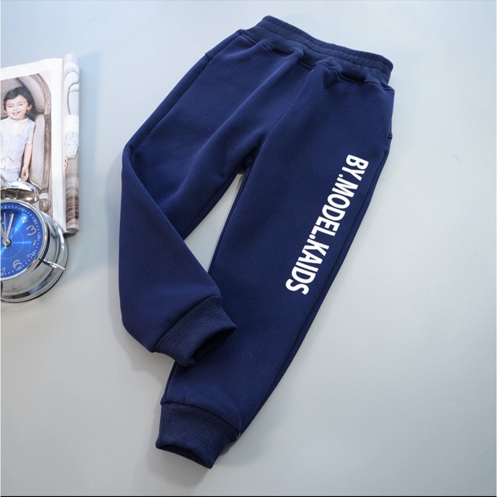 Quần Jogger nỉ bông cho bé trai sành điệu, quần bé trai nỉ bông cực kỳ ấm áp KAIDS