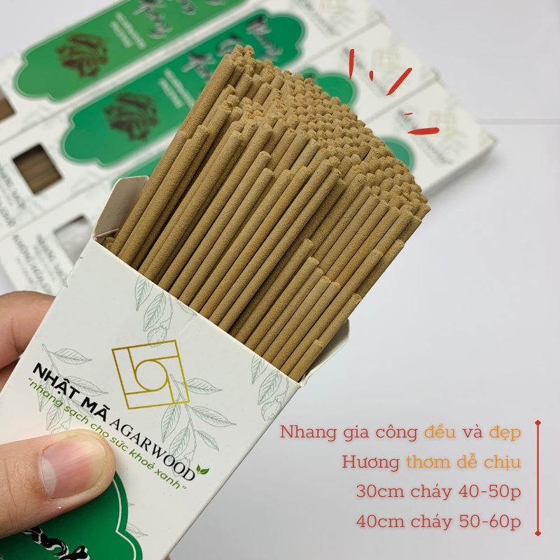 Combo 10 hộp nhang trầm hương - Loại 1 - Nhật Mã Agarwood