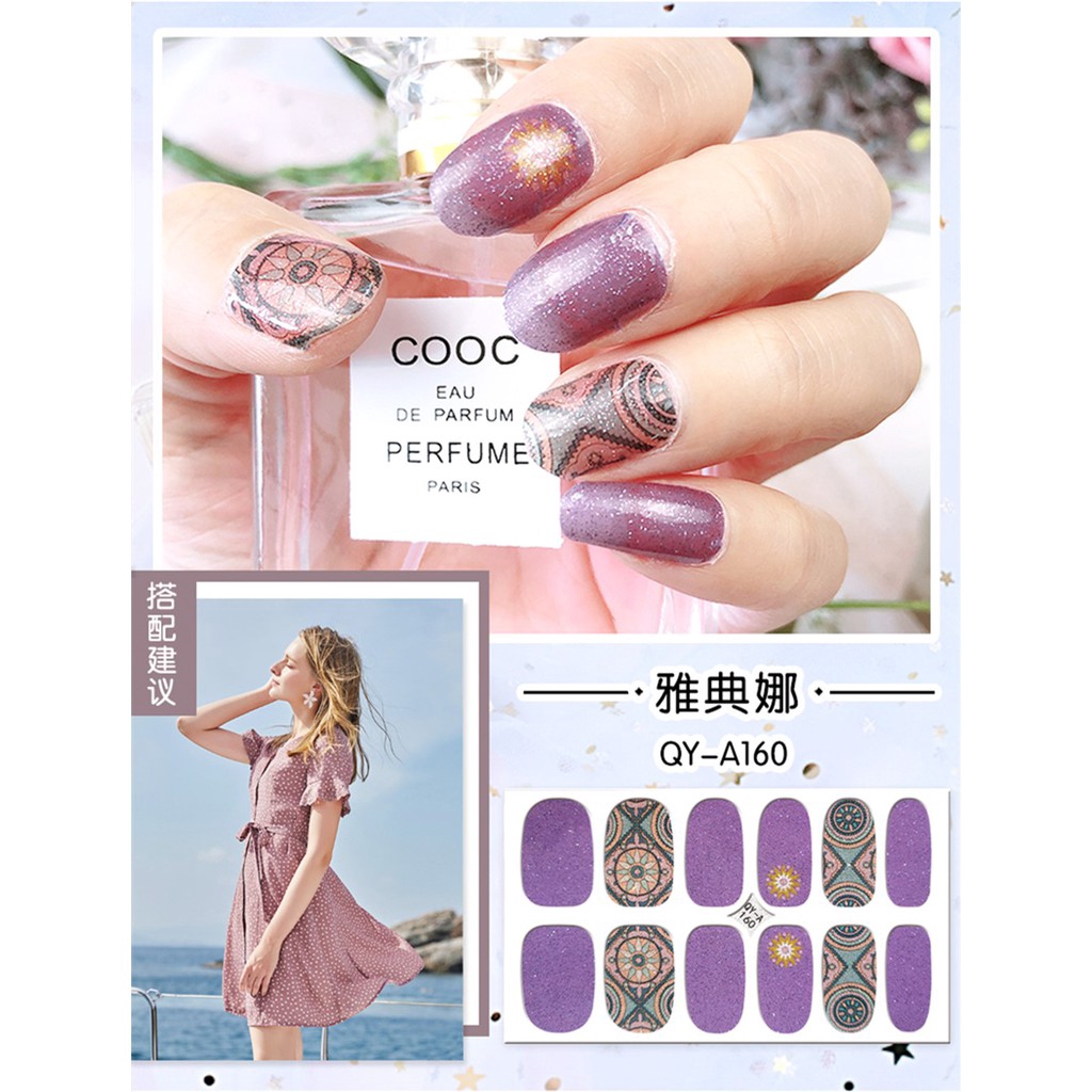 Miếng dán trang trí móng chống thấm nước