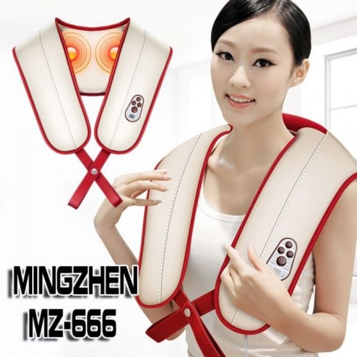 Đai massage đấm bóp cổ vai gáy Mingzhen MZ-666 - 100 kiểu đấm