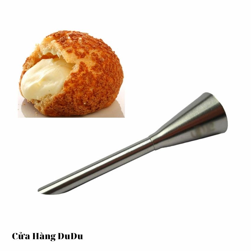 🌻 Đui Bơm Nhân Bánh Su Kem Bằng Thép Không Gỉ - Đầu Bơm Nhân Su Kem NC5051 🌻