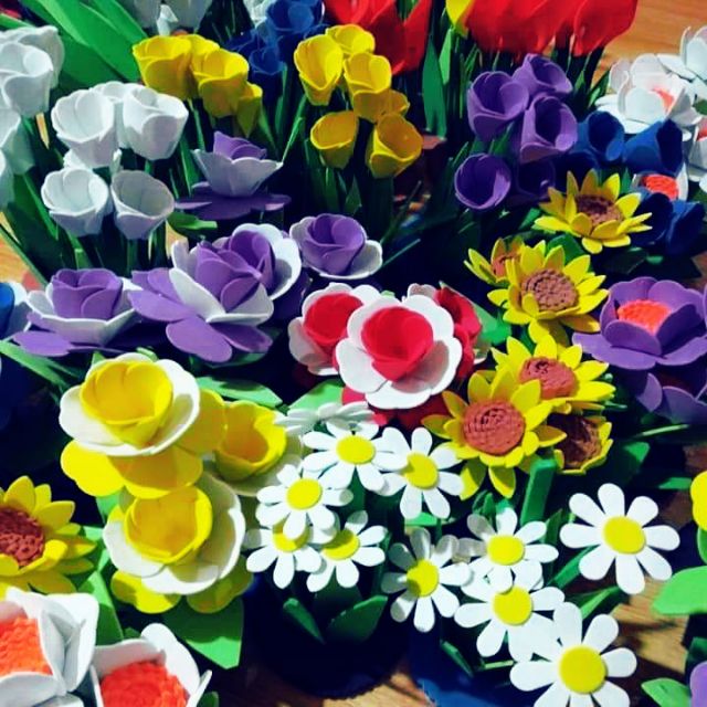 Com bo 10 hậu hoa xốp mầm non