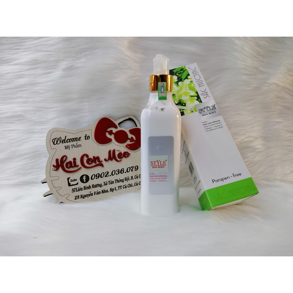 SẮC HƯƠNG BODY LOTION GIỮ ẨM GIÚP LÀM MỊN SÁNG DA TOÀN THÂN
