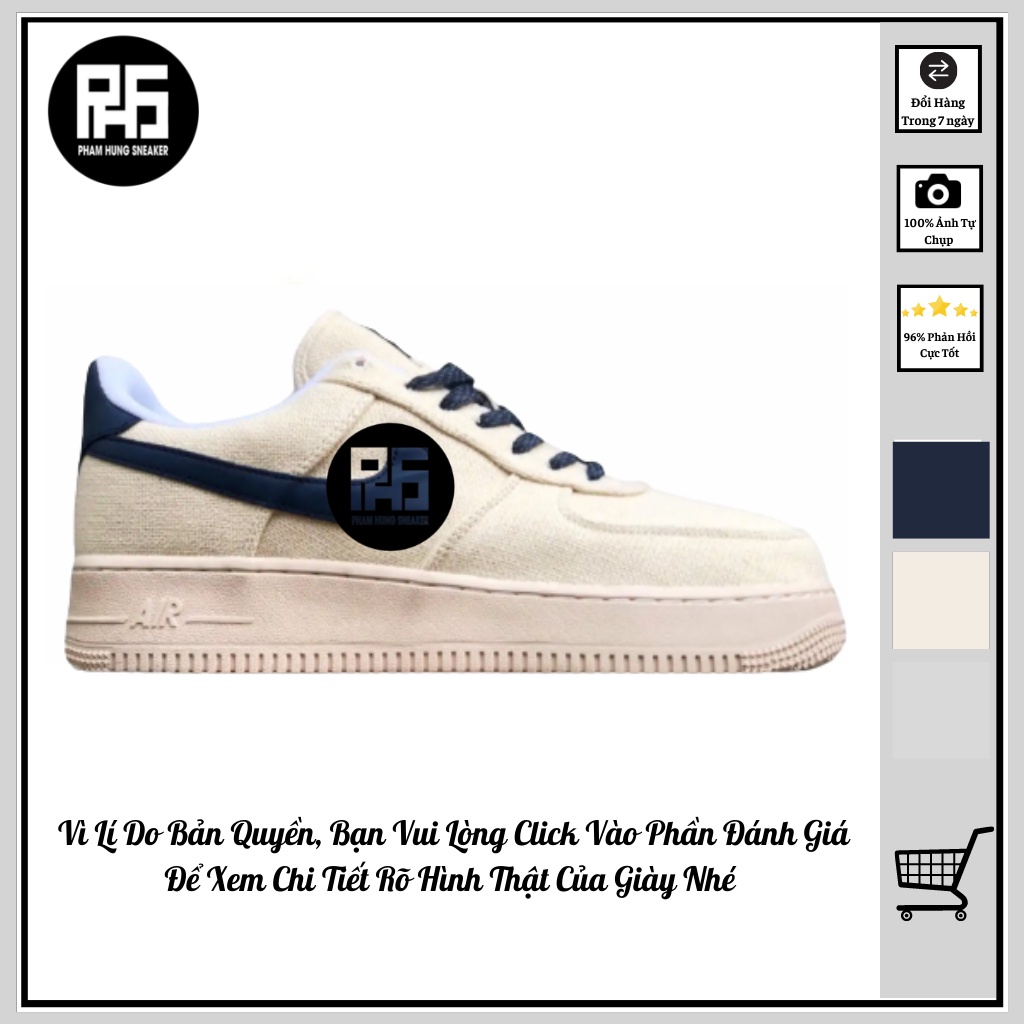 Giày F1 Xanh Navy Màu Be Hót Nhất 2022 ( Full Size Nam Nữ ) Hình Ảnh Được Chụp Tại SHOP 100%