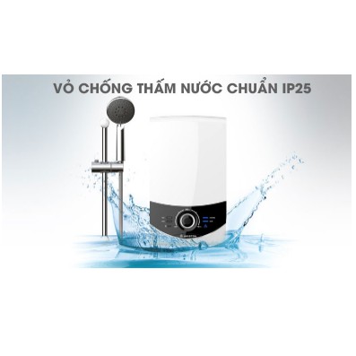 [Tặng dây cấp] Máy Nước Nóng Trực Tiếp không bơm Smart SMC45E SBS VN Chống Giật